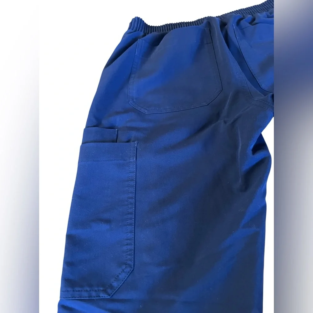 FIGS Yola Skinny Scrub Pants XS Navy Blue Style TW2000P Technical Comfort EUC